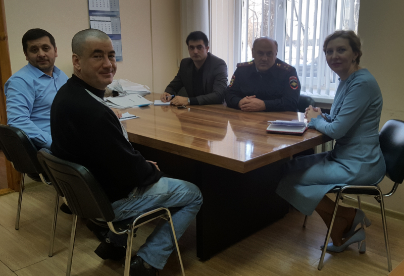 Встреча Уполномоченного по правам ребенка в КЧР с руководителем поисково-спасательного отряда добровольцев КЧР и представителями МВД по КЧР